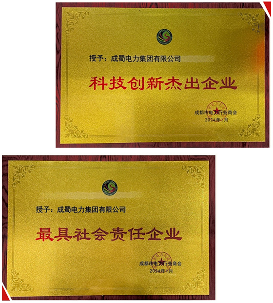 集團(tuán)榮獲成都市電力行業(yè)商會兩項(xiàng)榮譽(yù)