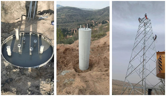 崇信縣黃寨風電一期110kV送出線路工程成功送電投運